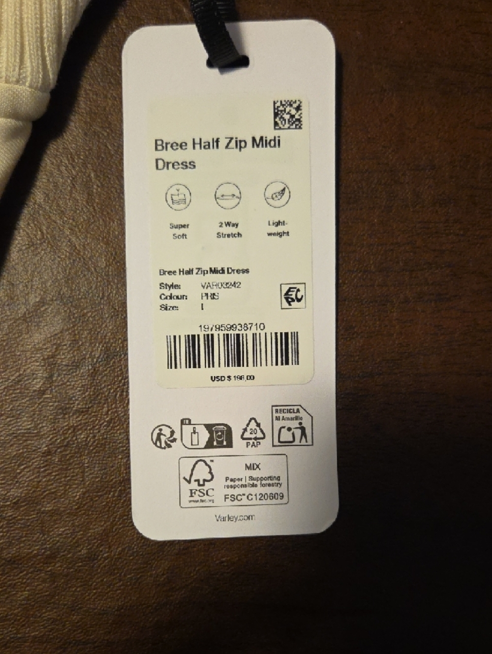 Varley Bree Half Zip Midi Dress - Picture 16 of 16